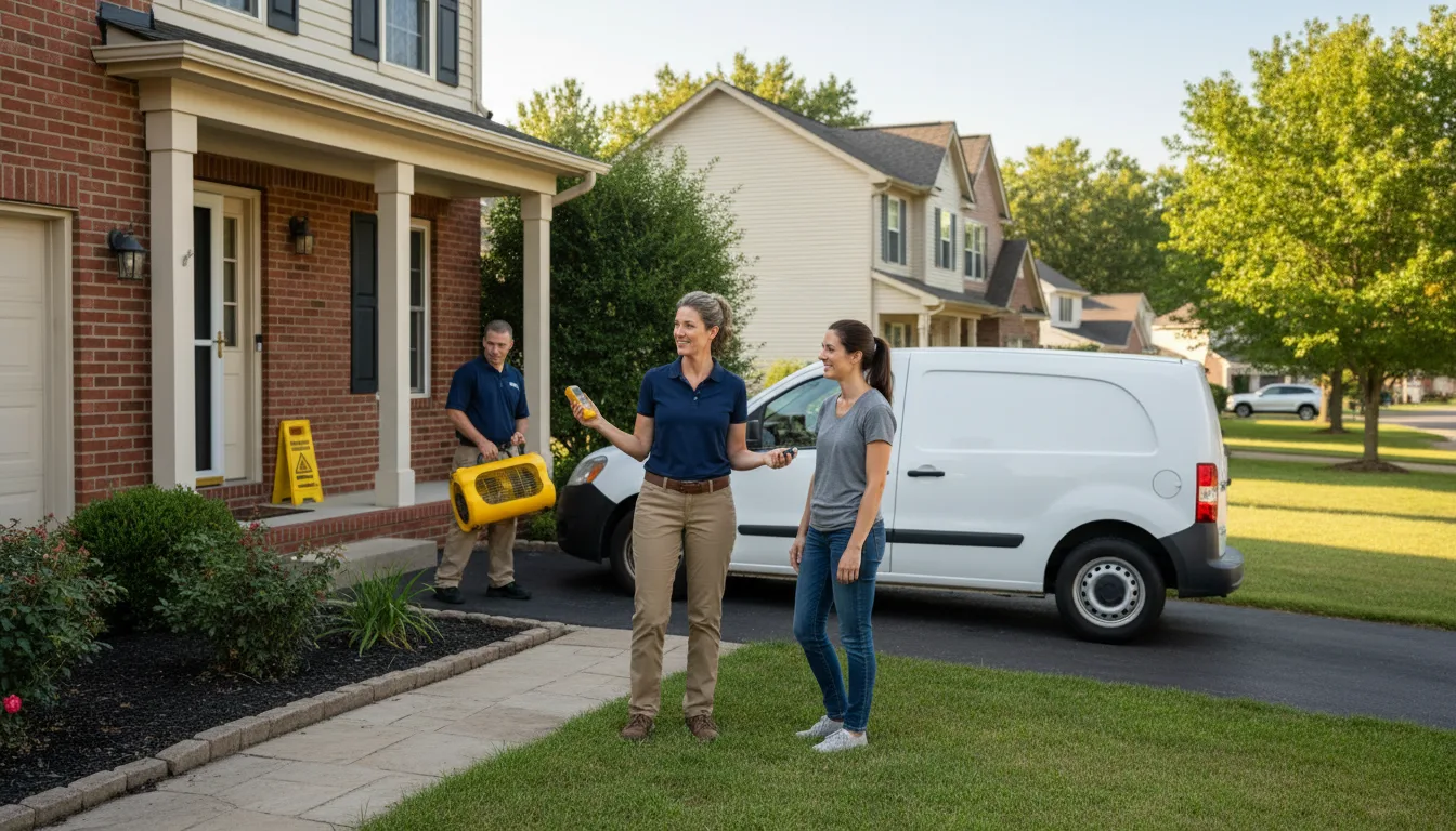 Water restoration image for Fire And Smoke Damage Restoration in Smithfield, KY